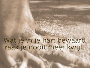in je hart