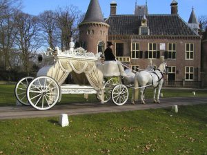 witte rouwkoets