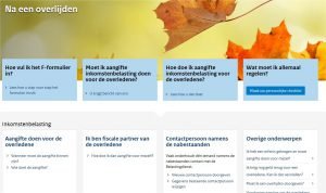 fiscale vragen nabestaanden