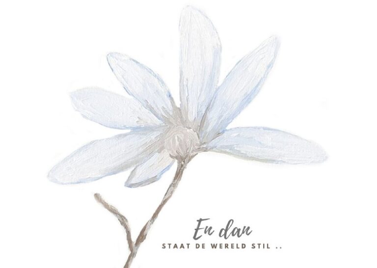 Bloem Marlies met tekst